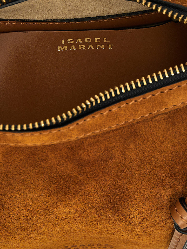 Isabel Marant Oskan Moon Shoulder Bags - Brown | 5c67b5bac77aecee03a59c765e4fb5aae4d0a2a1