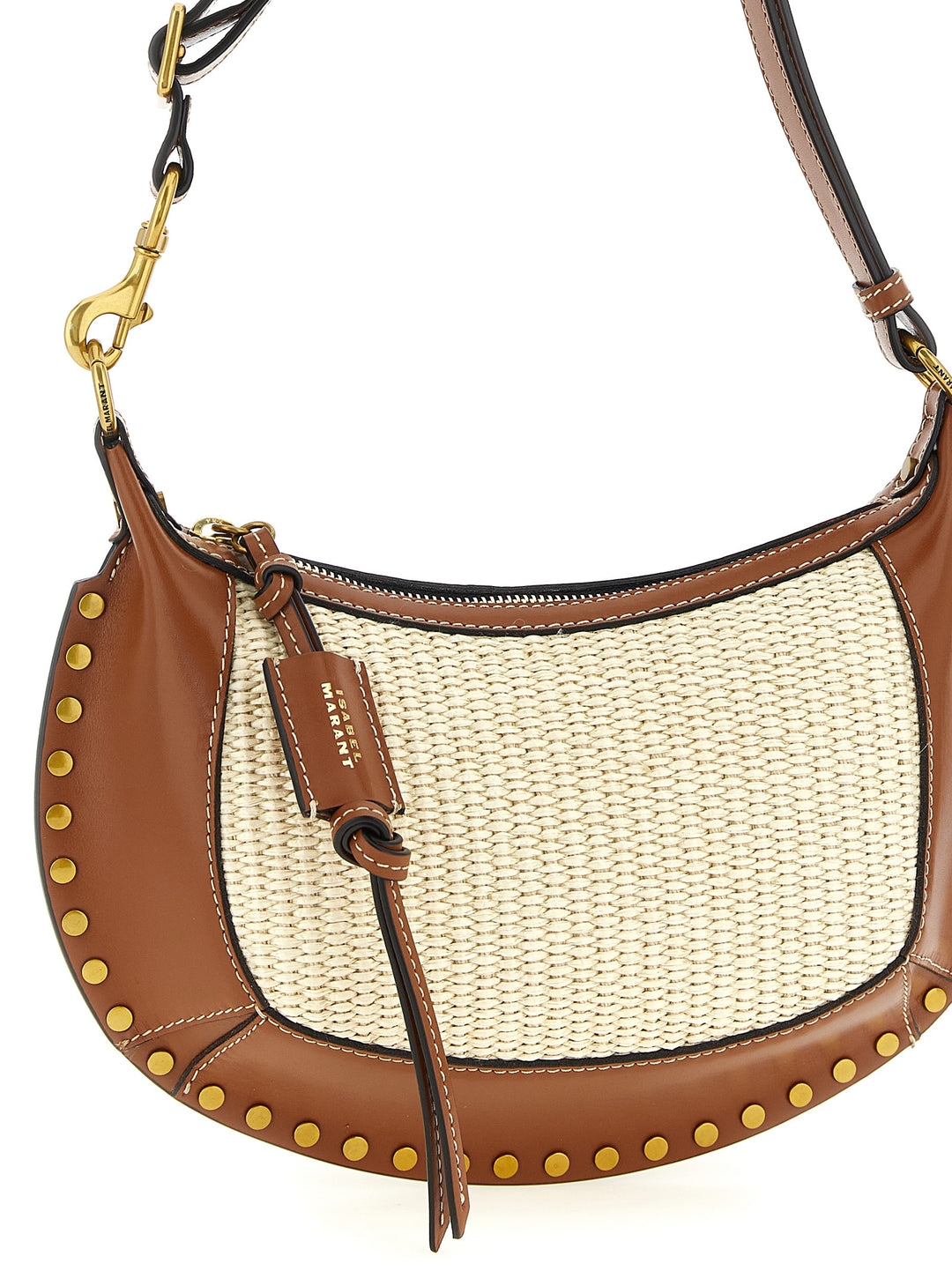 Isabel Marant Oskan Moon Shoulder Bags - Brown | d55bf2c9ebc2abb596574796f36c8d480d7e69a6