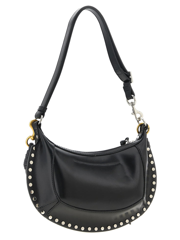 Isabel Marant Oskan Moon Shoulder Bags - Black | 1c50ed7d7c3ef5006c9abf6b133053d4863ad936
