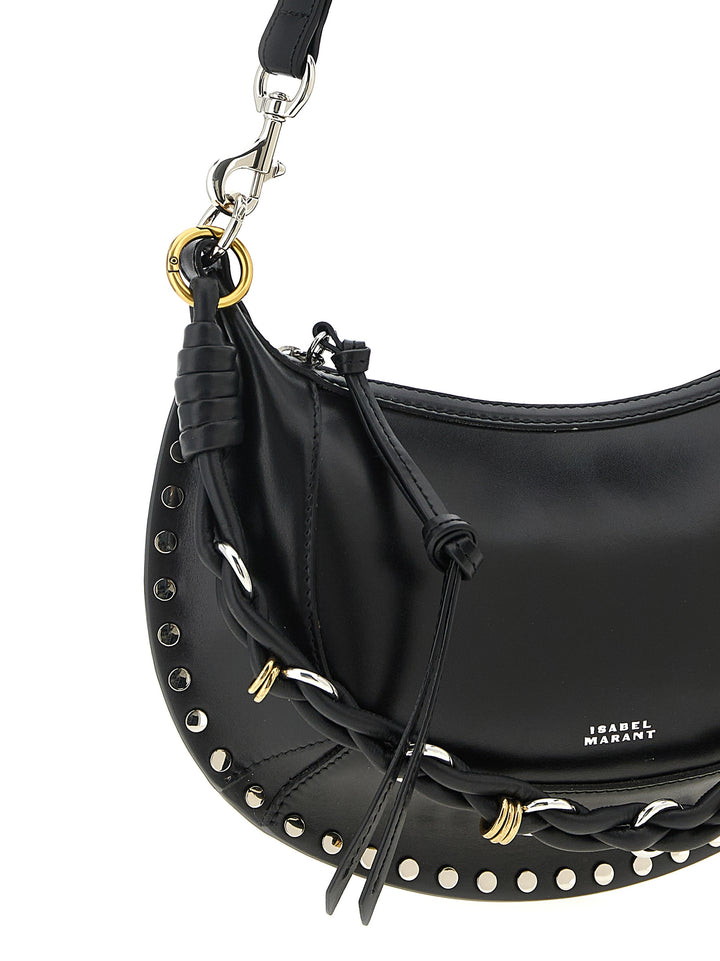 Isabel Marant Oskan Moon Shoulder Bags - Black | d3ce902930da142dc25a50ee458226f0724e3b2a