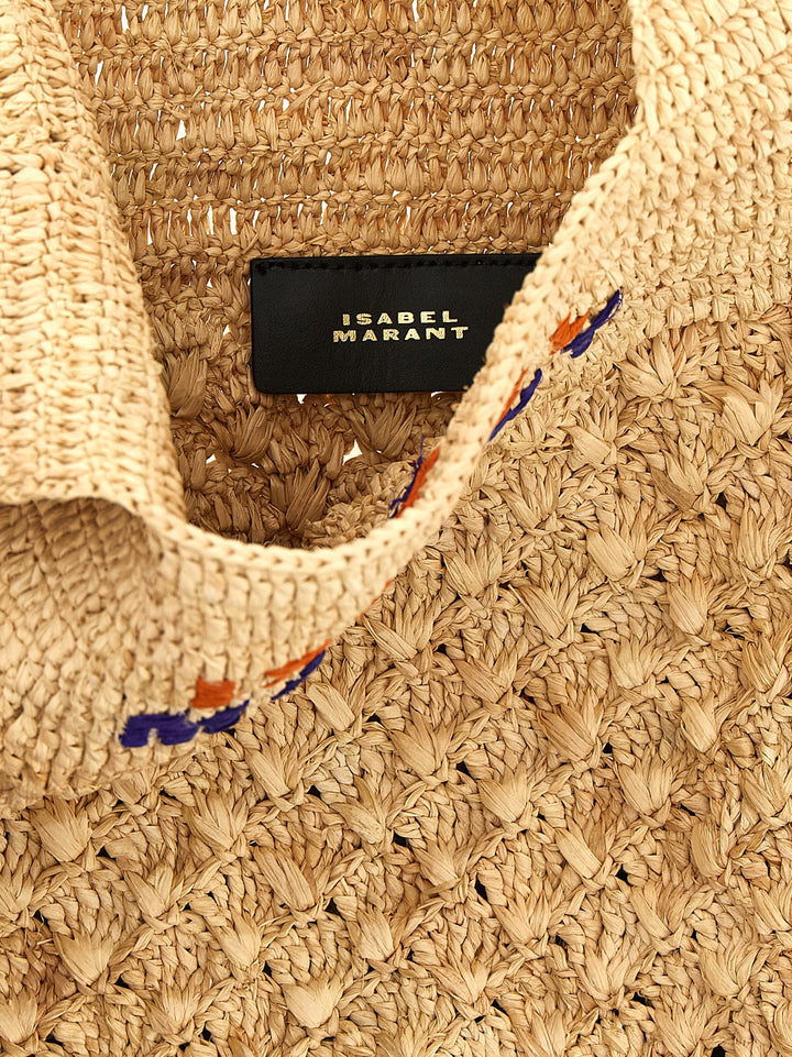 Isabel Marant Praia Shoulder Bags - Beige | bfd6077cc05f03268ced2d3b4586face5b40c822