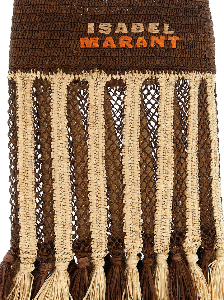 Isabel Marant Praia Shoulder Bags - Brown | d7dc35f0276f3203c66689cb07fa22bba04ff814