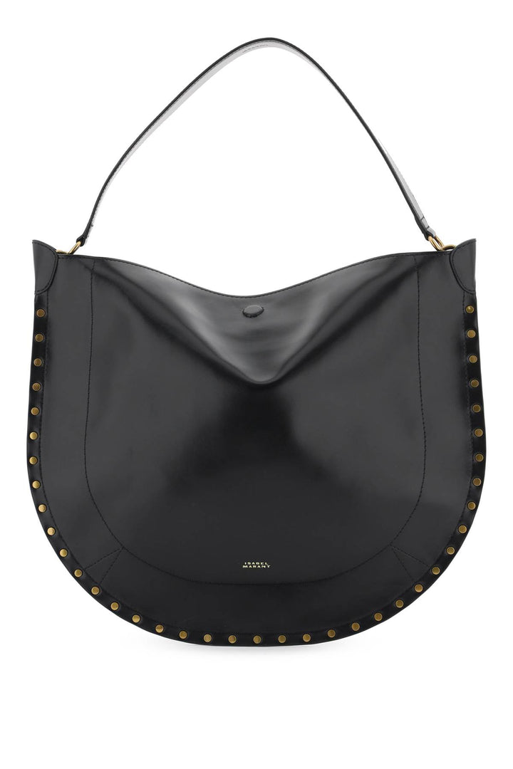 Smooth Leather Hobo Bag With