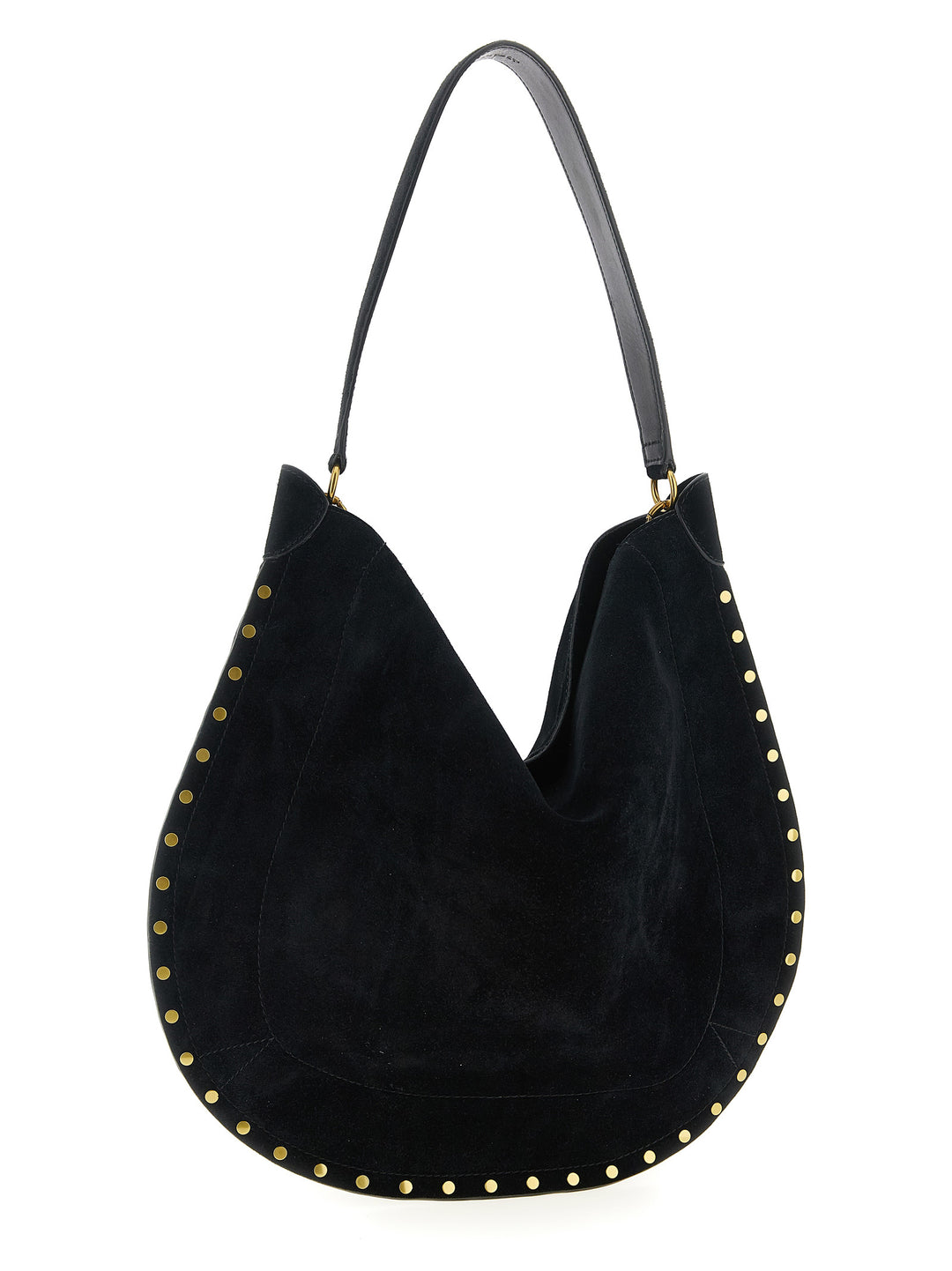 Isabel Marant Oskan Hobo Soft Shoulder Bags - Black | 236e8e122f7d9fe65f3a19f7e171edc4902d8fc4