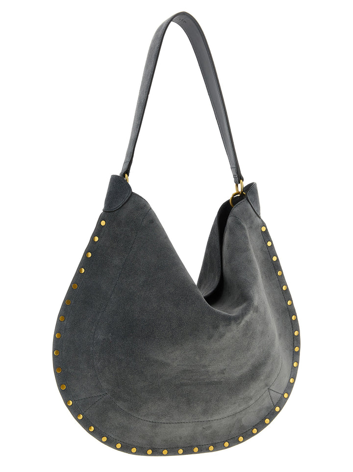 Isabel Marant Oskan Hobo Soft Shoulder Bags - Gray | 5cddabc62eedc52a30293373a5d2c21420103aff