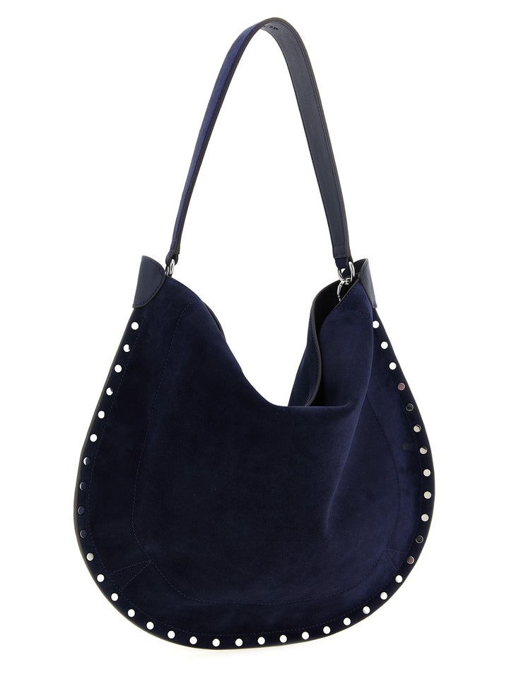 Isabel Marant Oskan Hobo Soft Shoulder Bags - Blue | b59c899a570af5459e13d0ef7008414c253b2f77