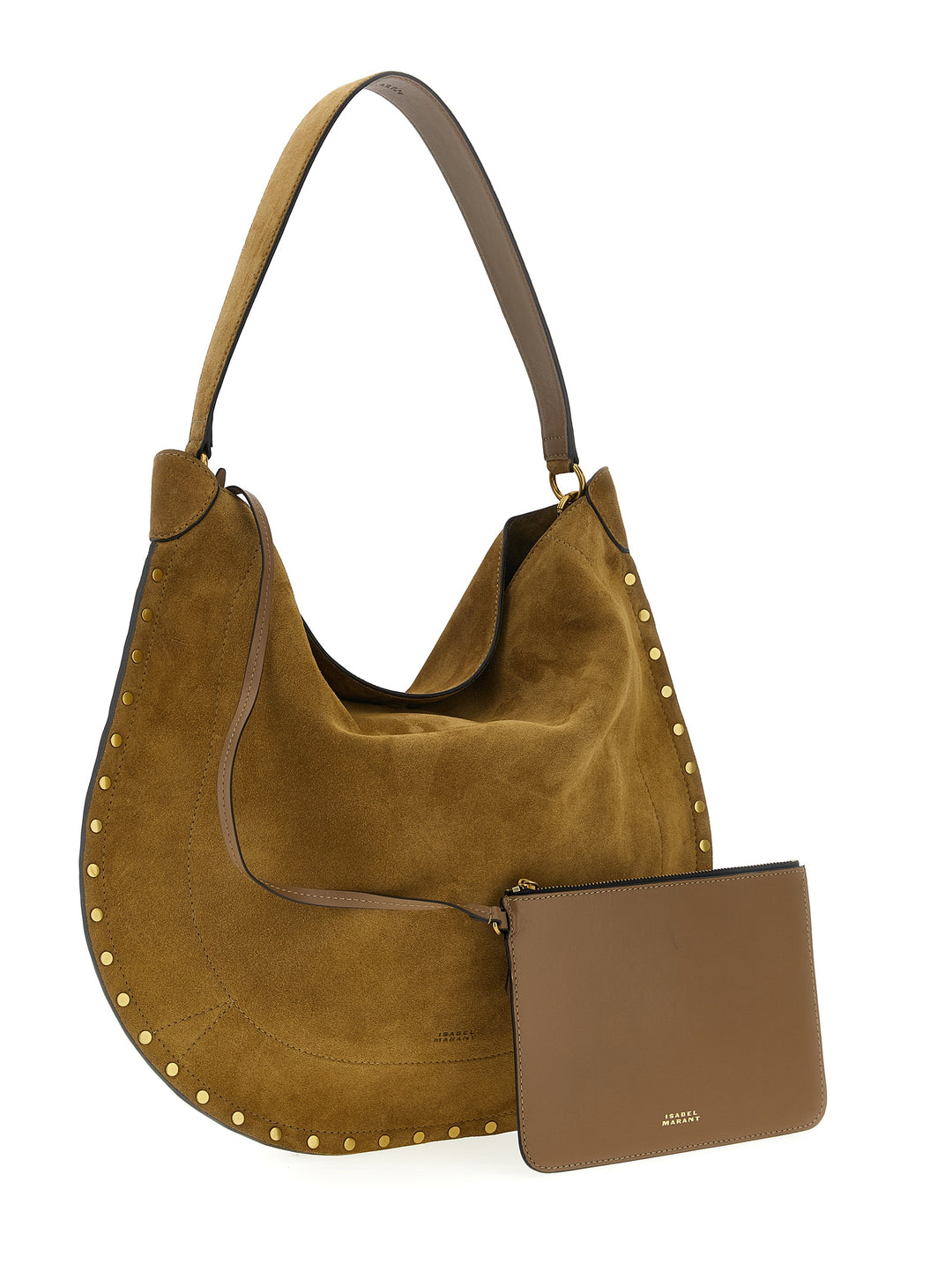 Isabel Marant Oskan Hobo Soft Shoulder Bags - Brown | 060867677a6e4ee449d16231864e0af97cb06bfa