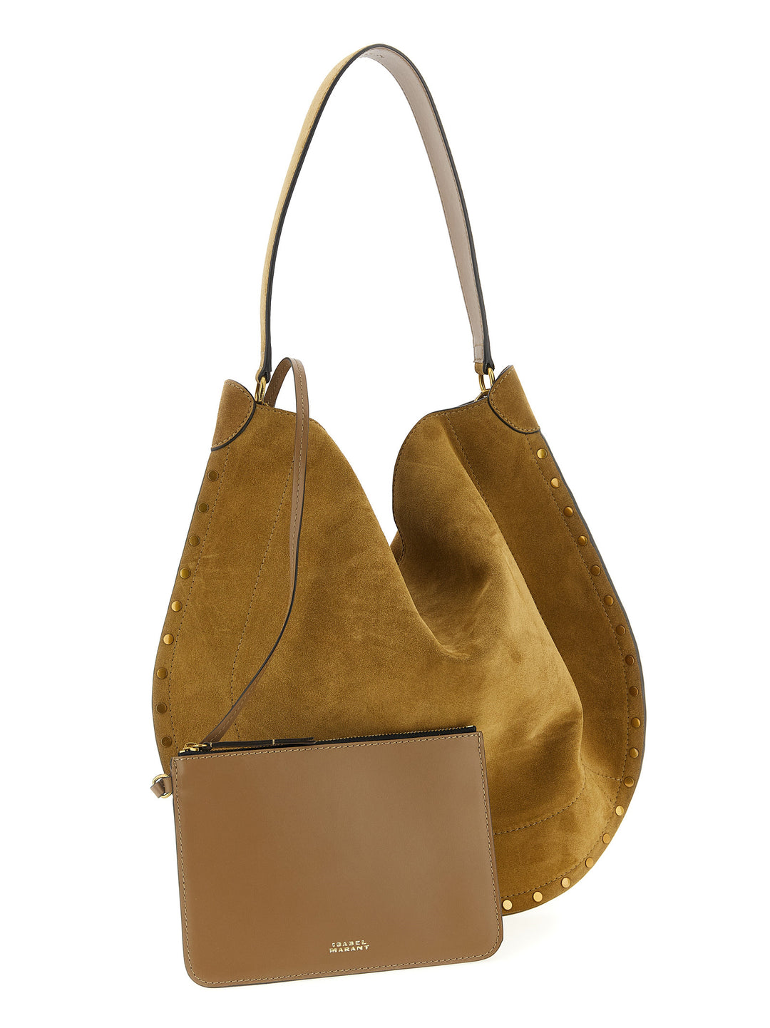 Isabel Marant Oskan Hobo Soft Shoulder Bags - Brown | dbf6f4025db1163453b46a9dd44de58e93feccbb