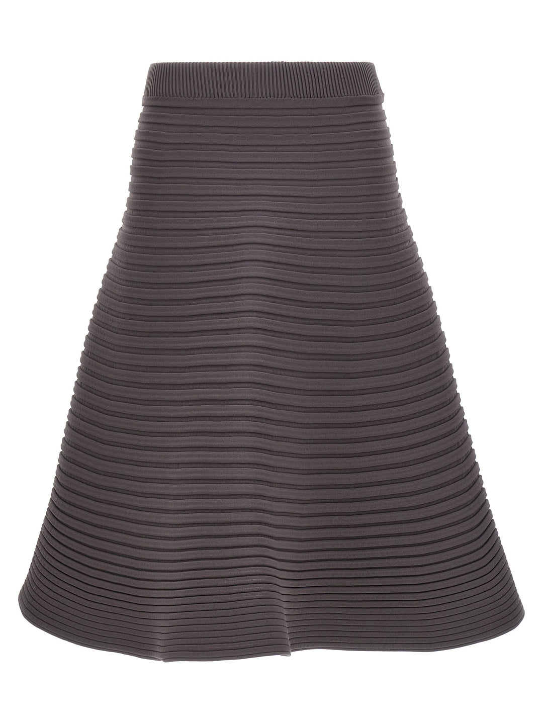 Pleated Skirt Skirts Gray