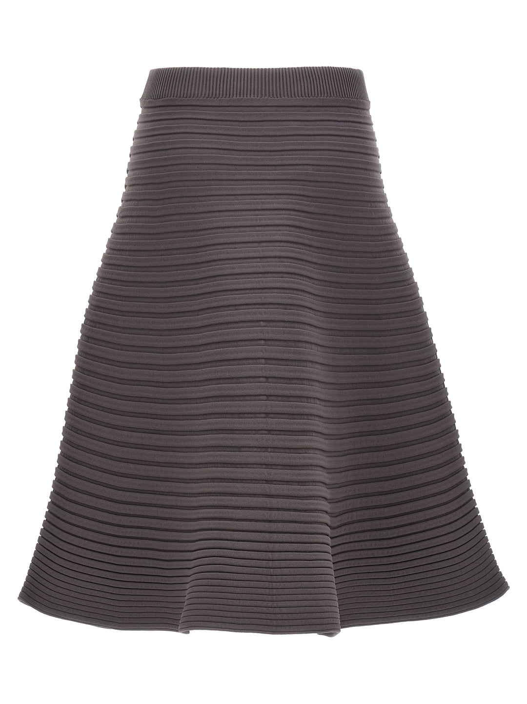 Pleated Skirt Skirts Gray