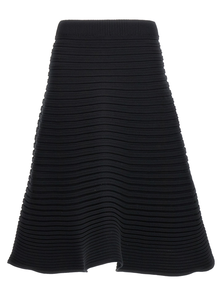 Pleated Skirt Skirts Black