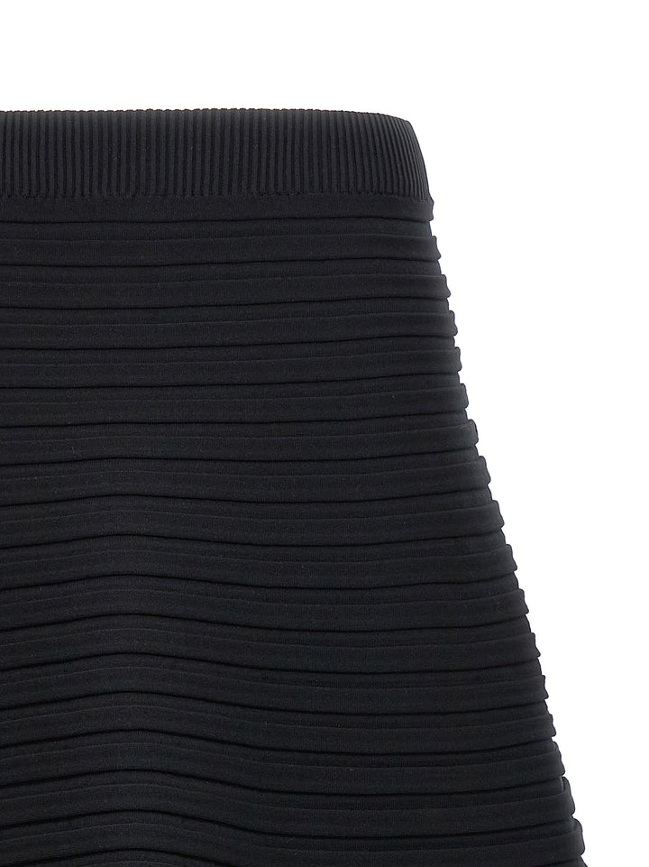 Pleated Skirt Skirts Black