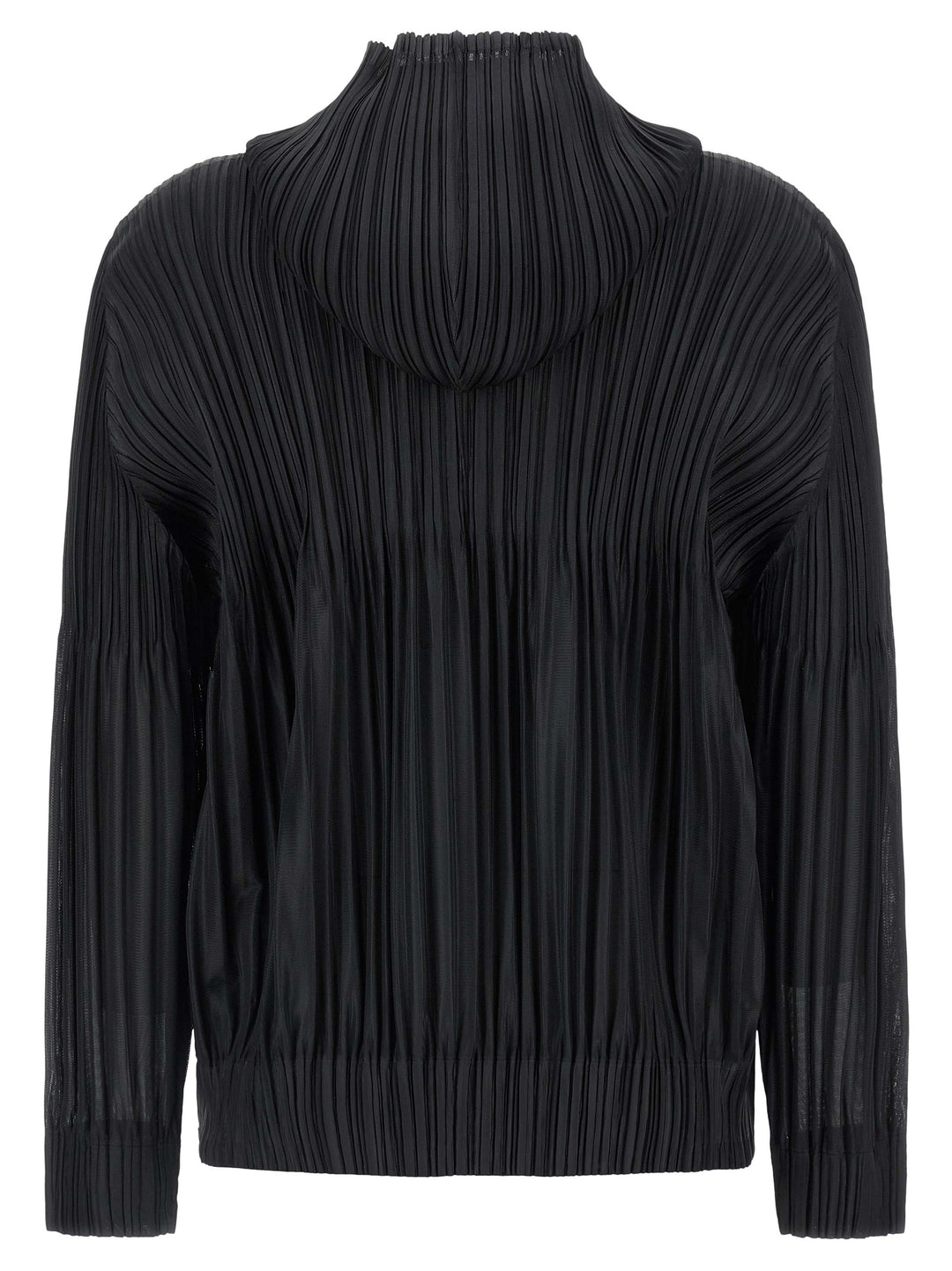 Pleats Please Issey Miyake Zip Blouse Shirt and Blouse - Black | 05b882eabb5b6409059081e98ea86a37b4100ff3