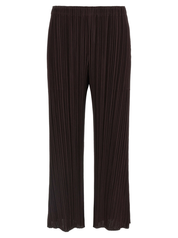 Pleats Please Issey Miyake Monthly Colors: July Pants - Brown | caa5a2c1517c3da5b66cf92db2f183cd25eb16ac