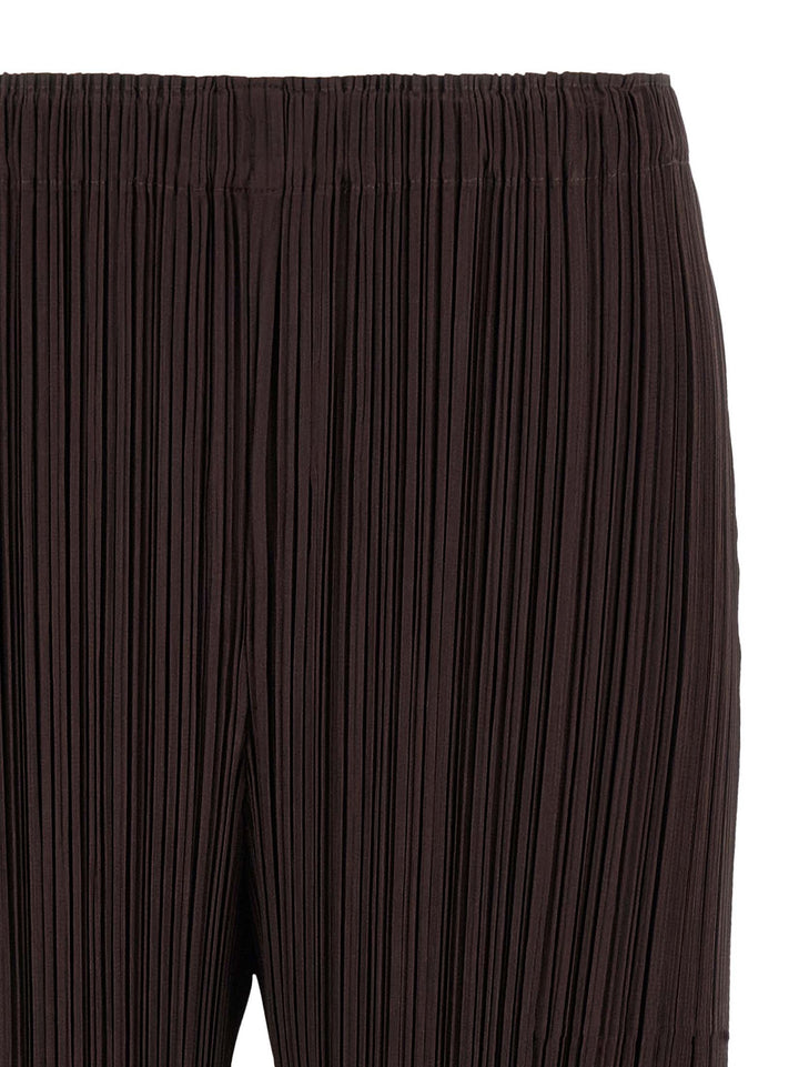 Pleats Please Issey Miyake Monthly Colors: July Pants - Brown | 53c95f0d7b89d9fa1809b7df45122c9d4228f09f