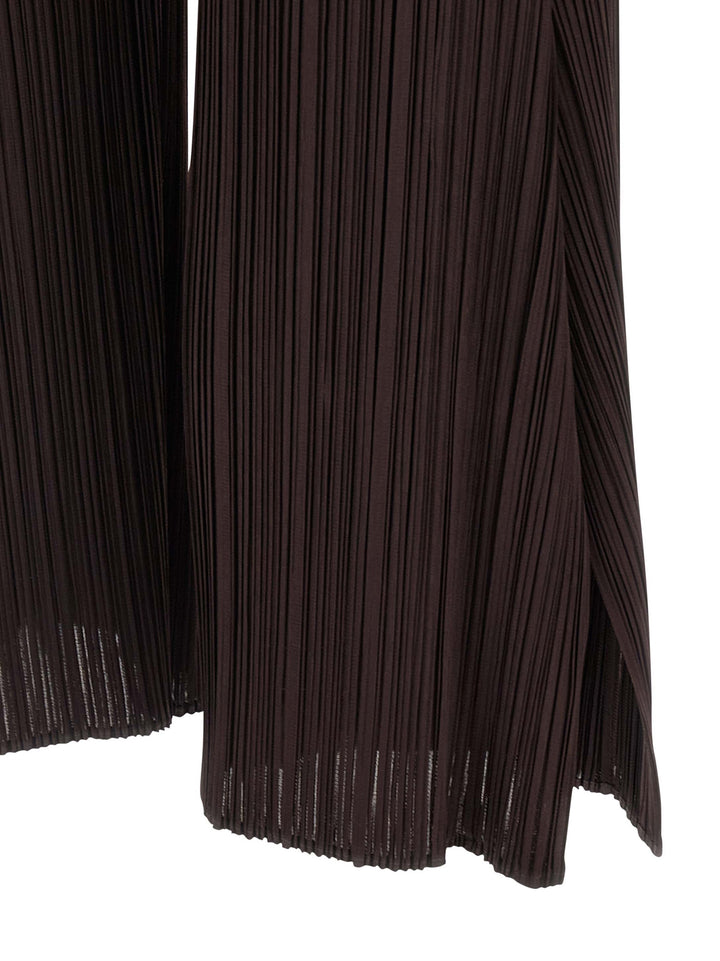 Pleats Please Issey Miyake Monthly Colors: July Pants - Brown | 1eb2c67c3b1cf49a9afef323cf5eebd19eb0bbed