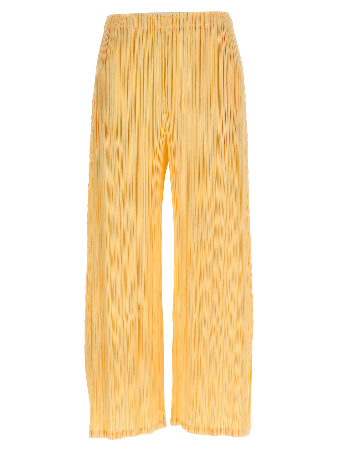 Pleats Please Issey Miyake Mellow Pleats Pants - Yellow | 2592bff6de15df370dde30557f37111613ba33d2