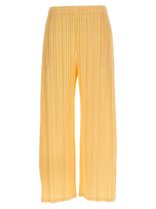Mellow Pleats Pants Yellow