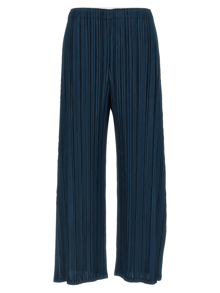 Pleats Please Issey Miyake Mellow Pleats Pants - Blue | 71ba175b2b2d2181a99c64f5ecd338ed0fa21ee1