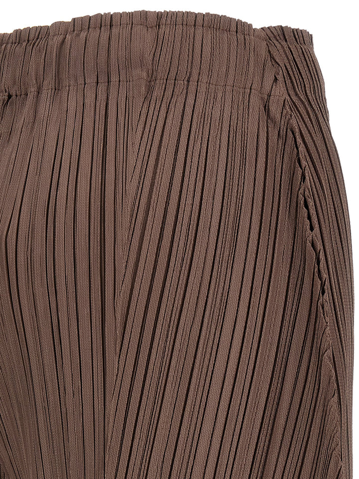 Pleats Please Issey Miyake Thicker Bottoms 2 Pants - Brown | e22a73607333796bbe0bdd499b0ea3b02eb3ab3e