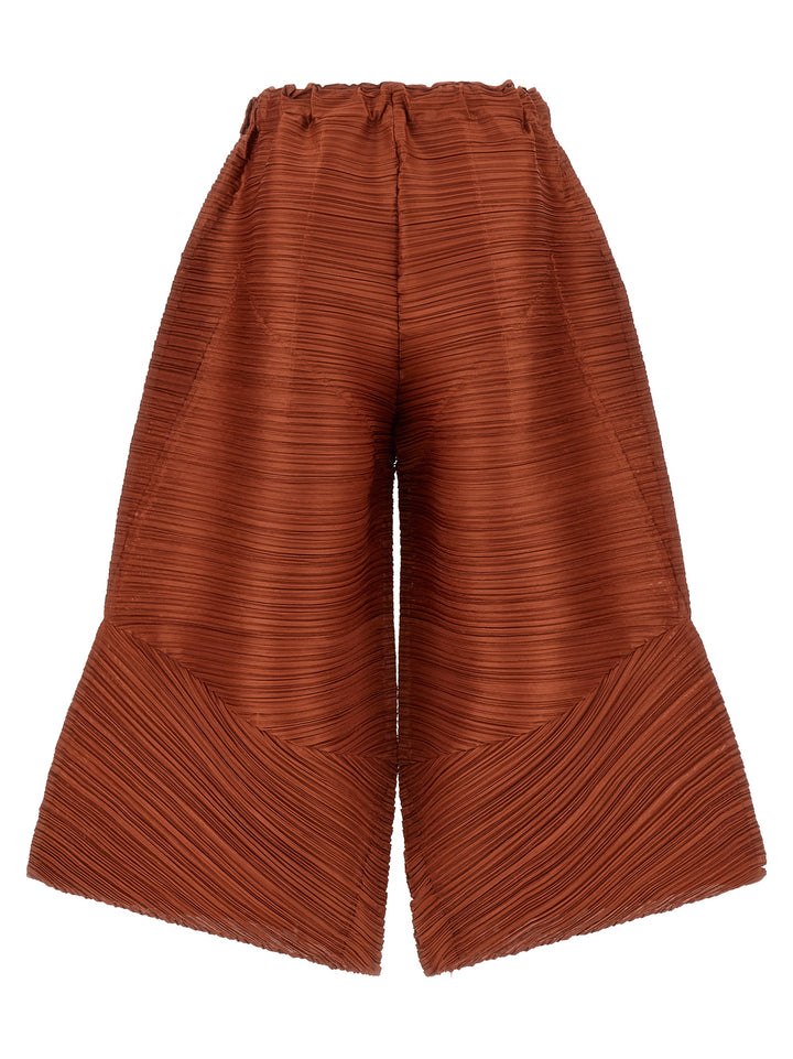 Pleats Please Issey Miyake Thicker Bounce Pants - Brown | f785202ffa3d9cce2d031dddf3f78e8a8fe67cd7