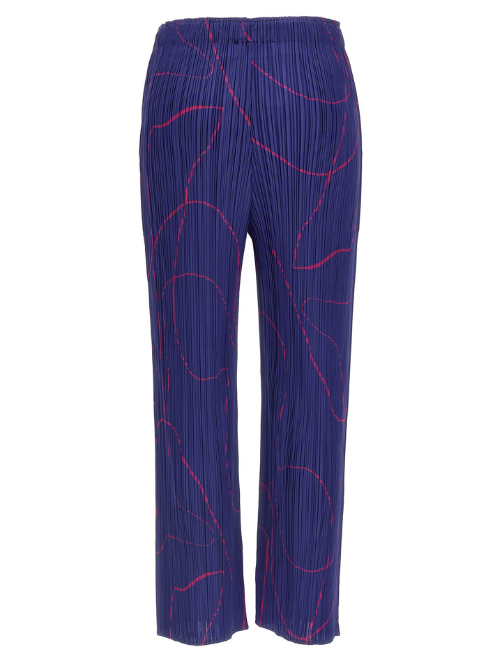 Pleats Please Issey Miyake Pause Pants - Blue | 30e0b887e02f28bc9172840fae06ac57917fb9ce