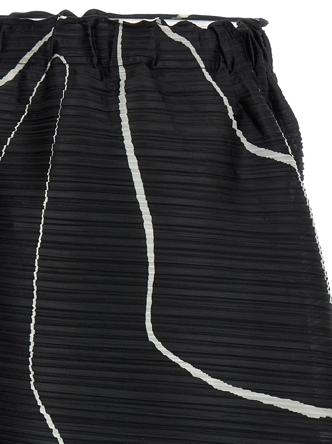 Pleats Please Issey Miyake Pause Skirts - White/Black | bcf258e7d3615aae309627bcc755b2025cf7b542