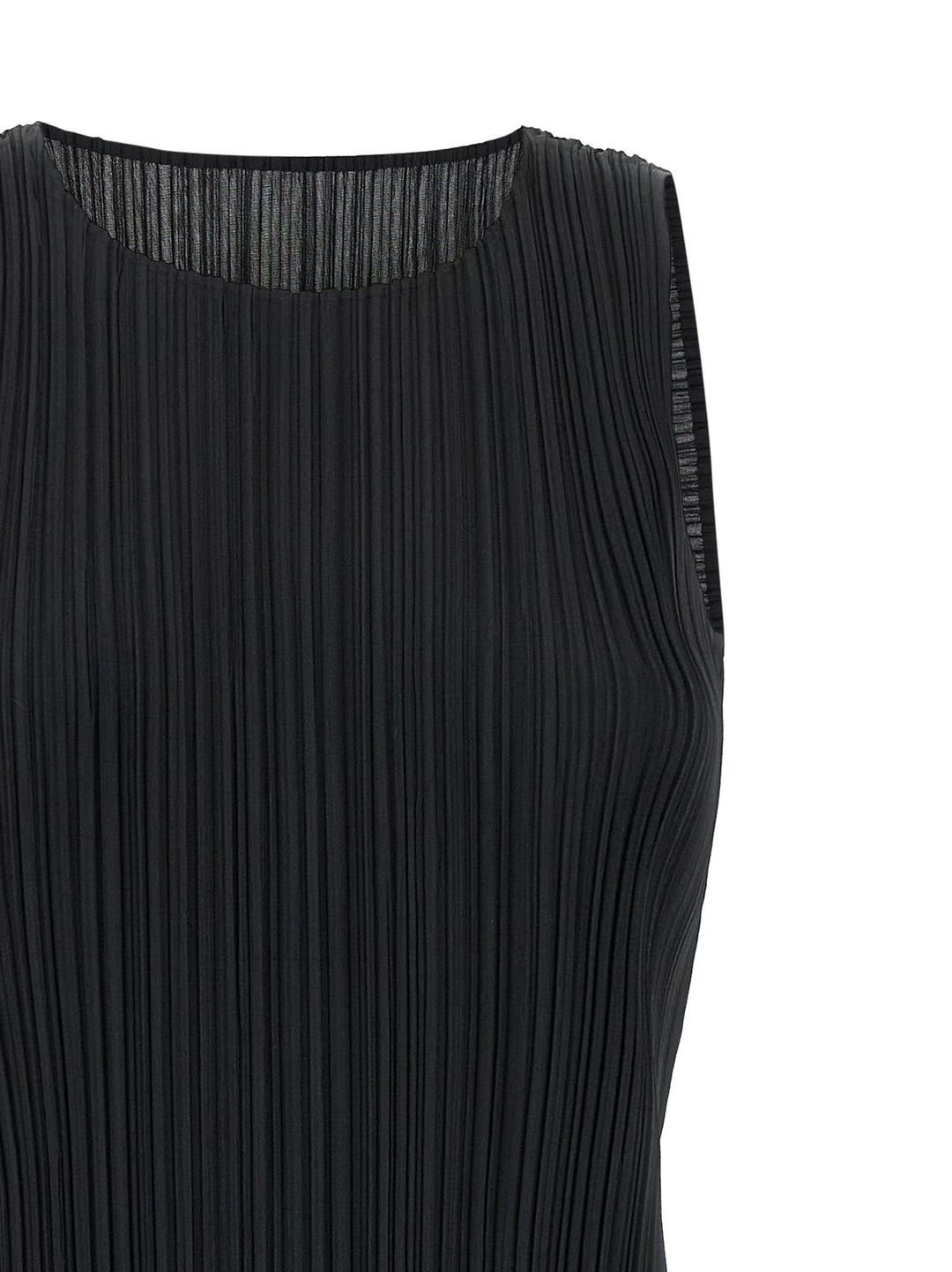 Pleats Please Issey Miyake Basics Dresses - Black | 2937ad2c304cfb7c286b3053bcfa3a490098f8b9