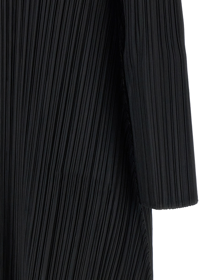 Pleats Please Issey Miyake Monthly Colors October Dresses - Black | 698931e129a17f8f71c3ce19bf8b2dc5ce57c8ae