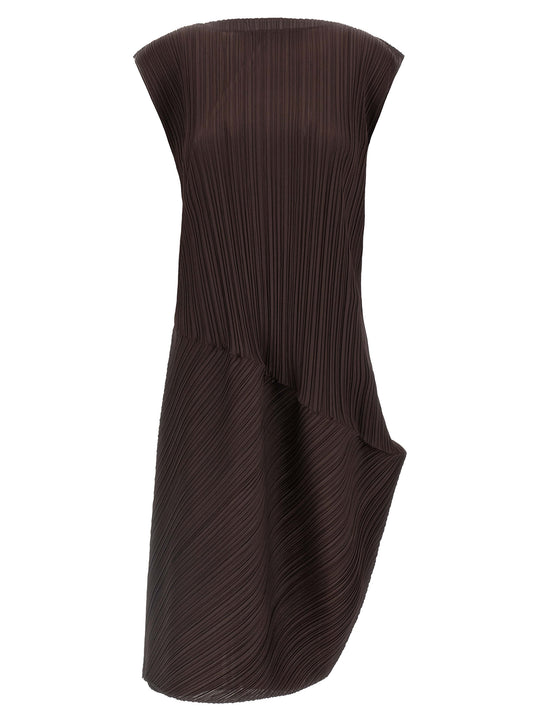 Midi Dress Dresses Brown