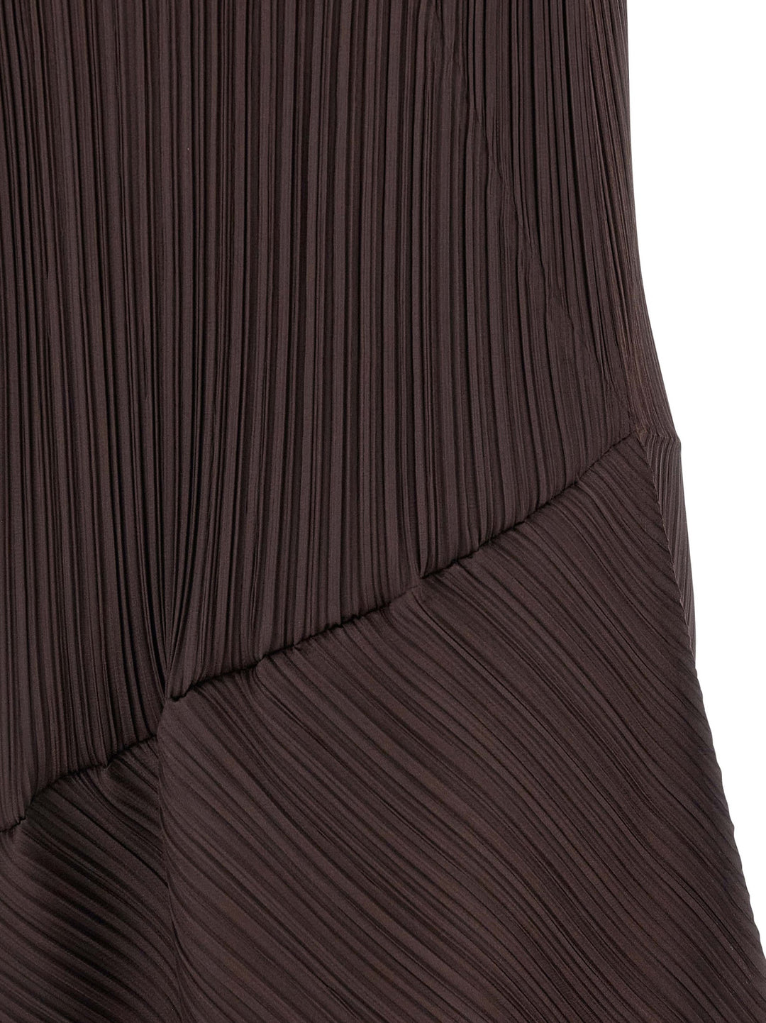 Pleats Please Issey Miyake Midi Dress Dresses - Brown | ed14a3a15928a265a58c4e09244d454e569c4425