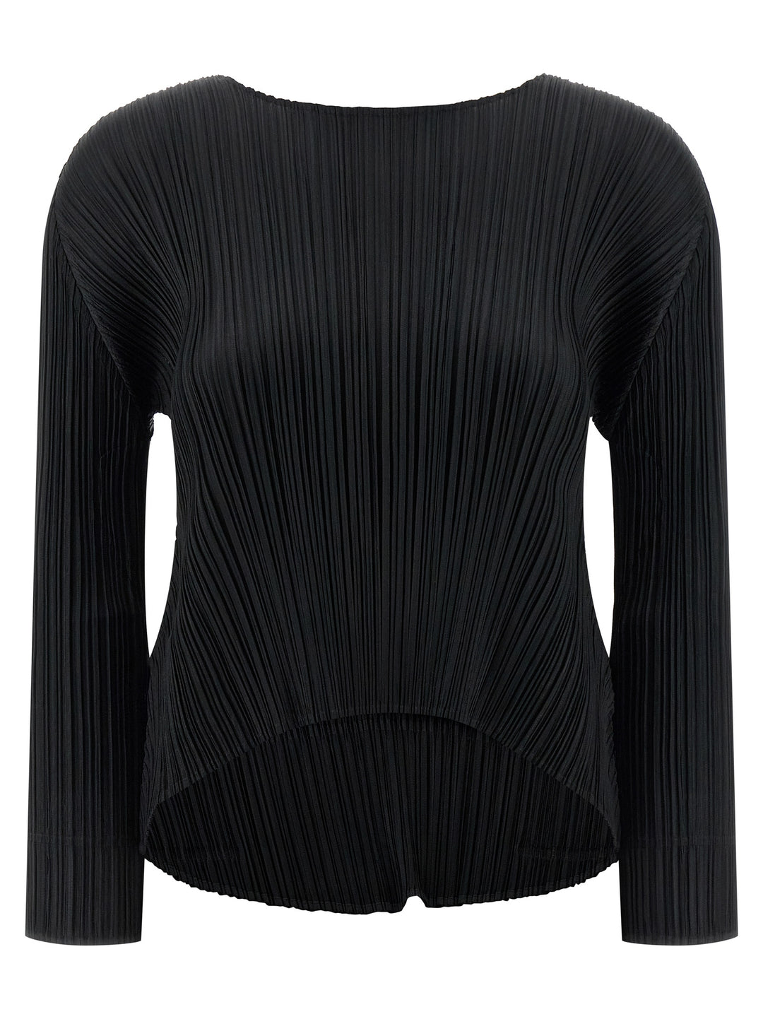 Pleats Please Issey Miyake Monthly Colors: October Shirt and Blouse - Black | 4ce05c751257f89131cac8763872cf851f3c5e9c