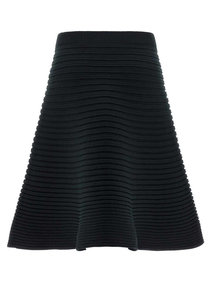 Pleats Please Issey Miyake Bounce Knit Skirts - Green | 18500f491aa84ec366560352714e559698e5c0b2