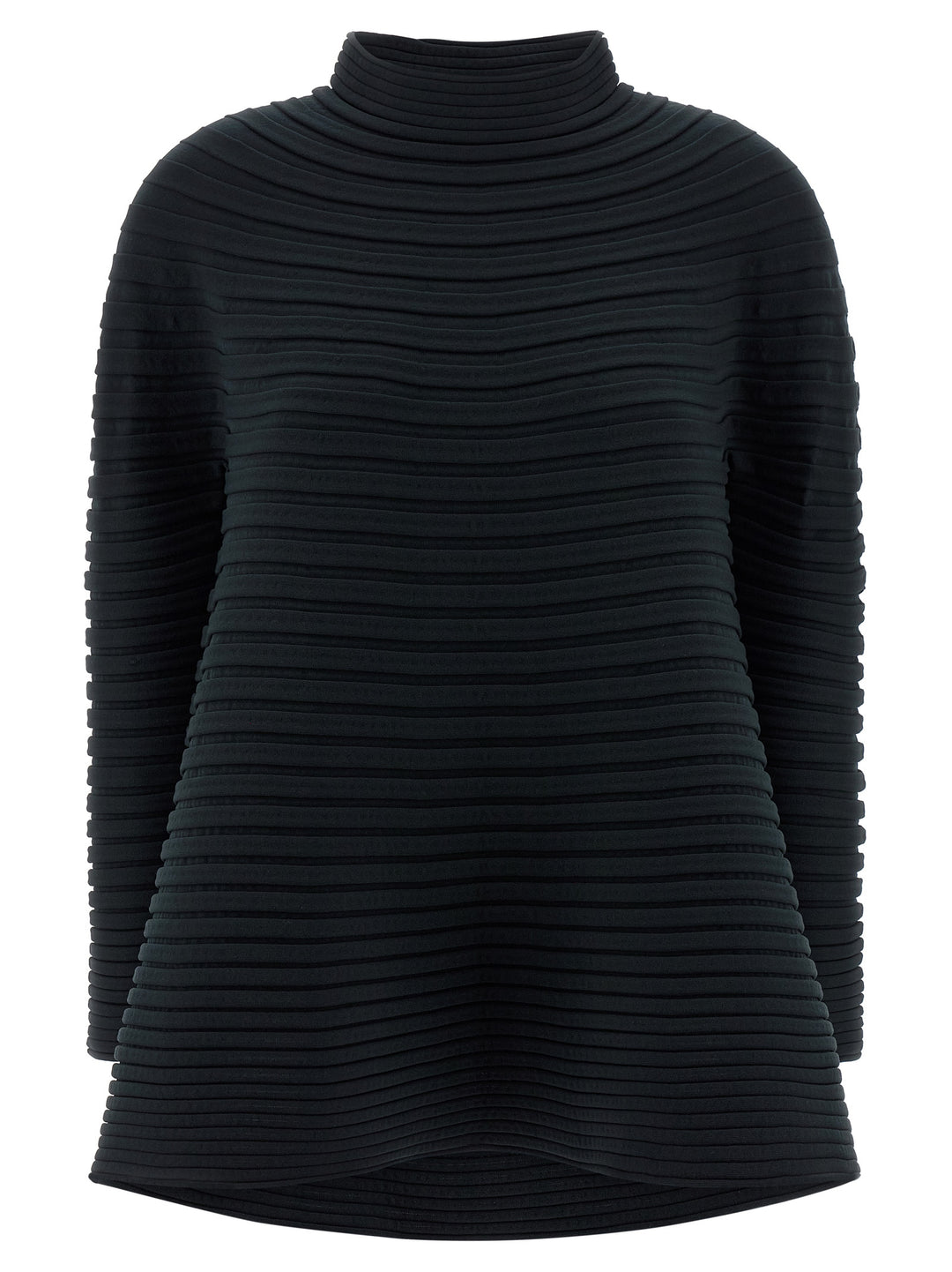 Pleats Please Issey Miyake Bounce Knit Tops - Green | eb24c5e0f62b6915814aed115872ef4d6b400e2e