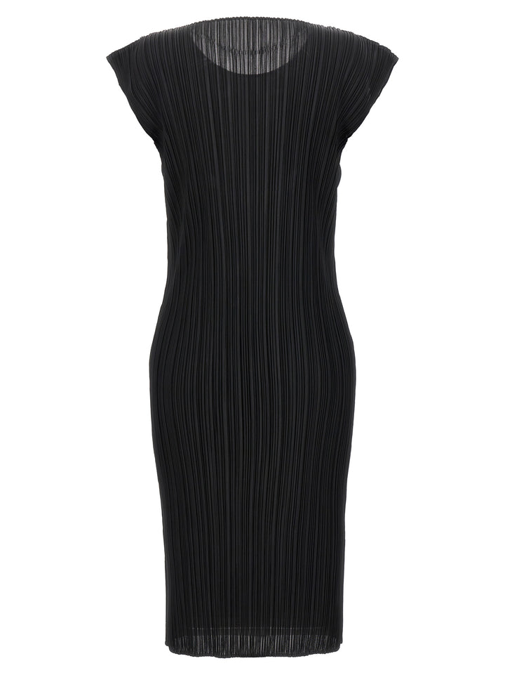 Pleats Please Issey Miyake Pleated Dress Dresses - Black | 471ad8f6bb49cd7660a5c67e554e92594da0598d