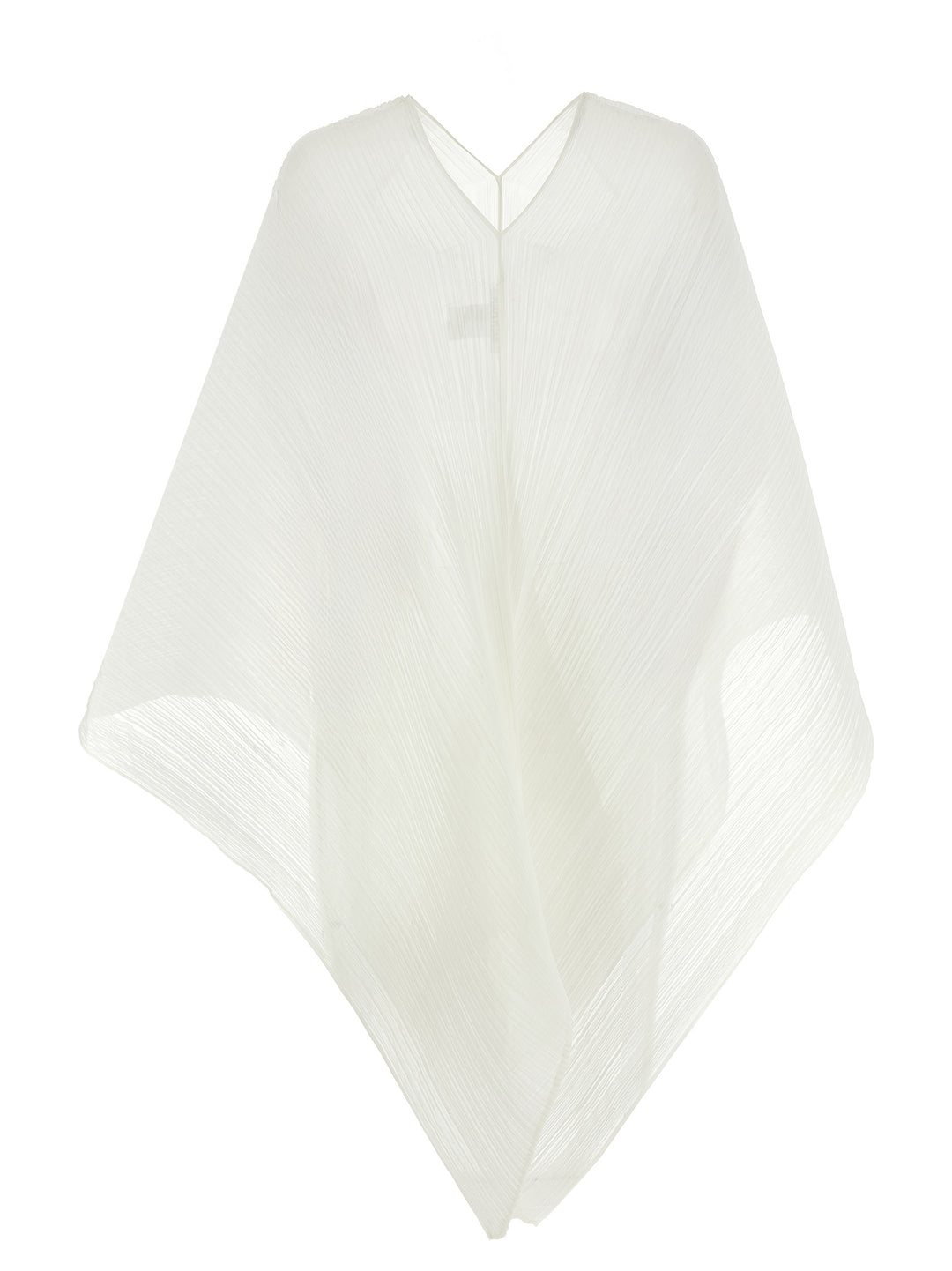Pleats Please Issey Miyake Basic Madame-T Small Scarves and Foulards - White | d4f1bafb3d0dc1850e6099705a782899ad631c7d