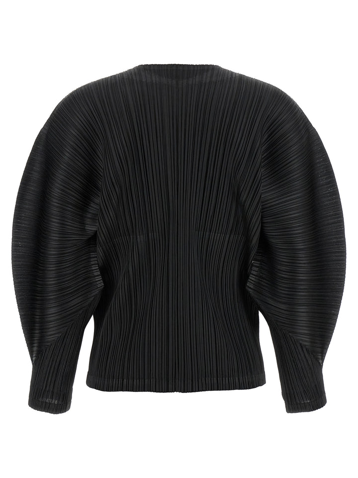 Pleats Please Issey Miyake Monthly Colors: April Puffer Jackets - Black | 1369715a85ed9770aa7a774ce28f8555f0e59166