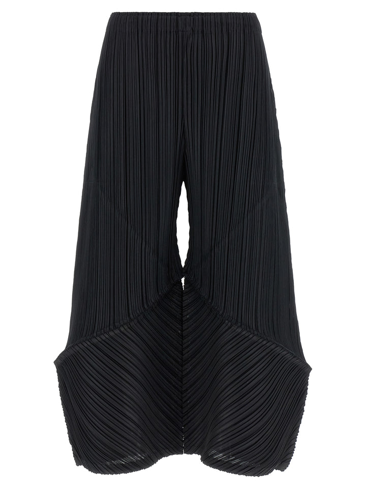 Pleats Please Issey Miyake Thicker Bottoms 2 Pants - Black | e130dad7d3f2f6e86cf846d4ac952d36ad08f428