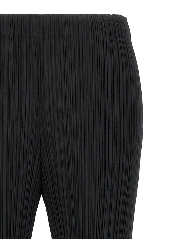 Pleats Please Issey Miyake Skyline Pants - Black | 767e0553d85008014e75c3b53eac2fca2997a1ab