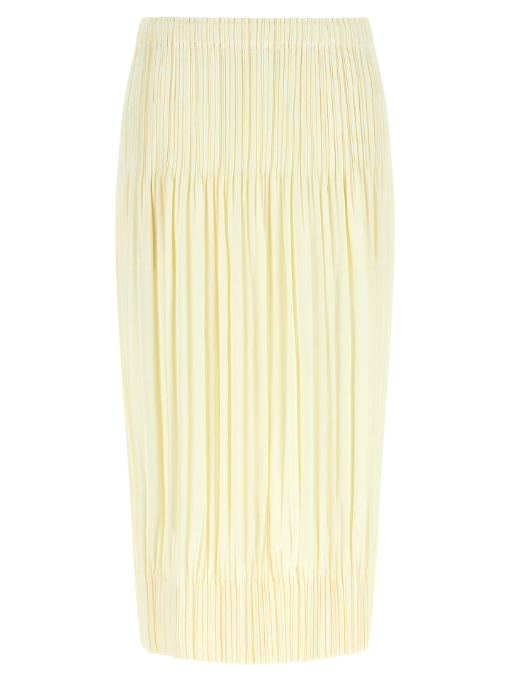 Pleats Please Issey Miyake Pleated Skirt Skirts - Yellow | 78a20ca0e40c8d4c45ebb5539ce0b389431ebcc9