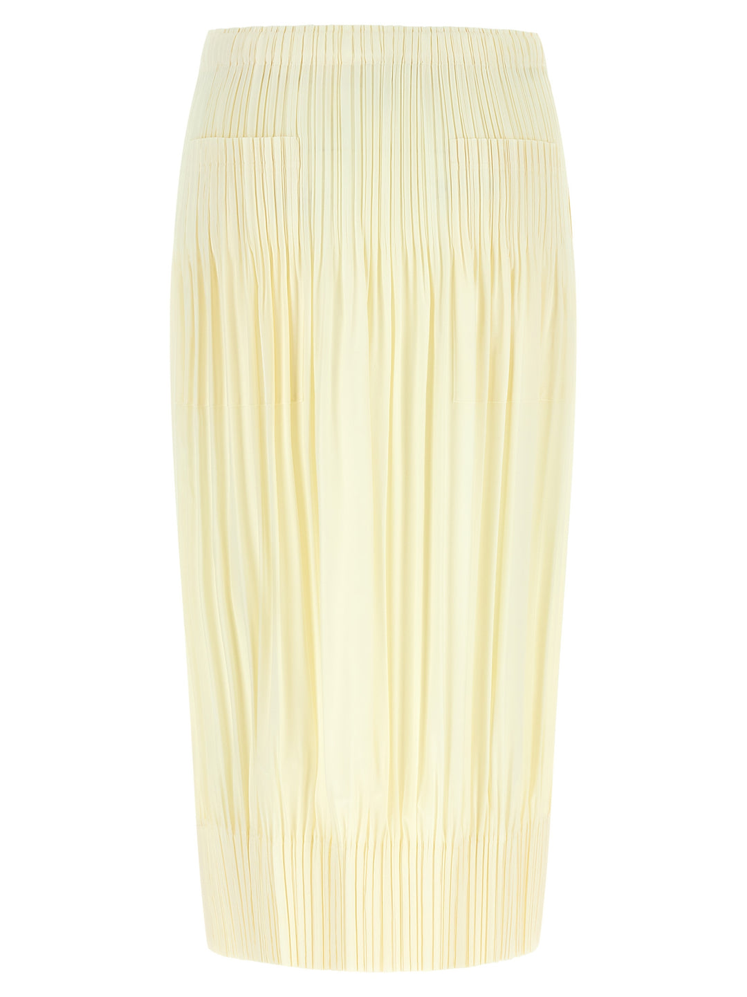 Pleats Please Issey Miyake Pleated Skirt Skirts - Yellow | f3dad2b6682fc8e5ef50a9c019044b14d6faf040
