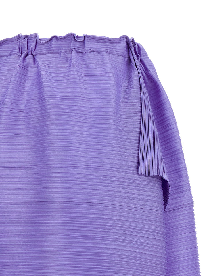 Pleats Please Issey Miyake Bouncy Basket Skirts - Purple | 8d85380c762d23cedf2636e23ff643ab628df5e2