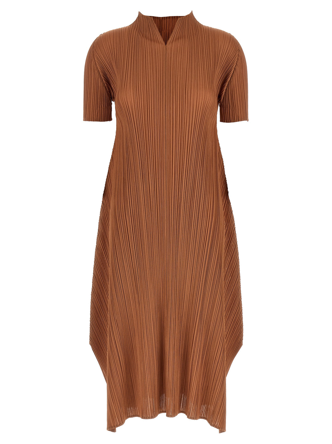 Pleats Please Issey Miyake Monthly Colors: March Dresses - Brown | 5b6b8602f83affa8419e257742212e2d7cd29cd3