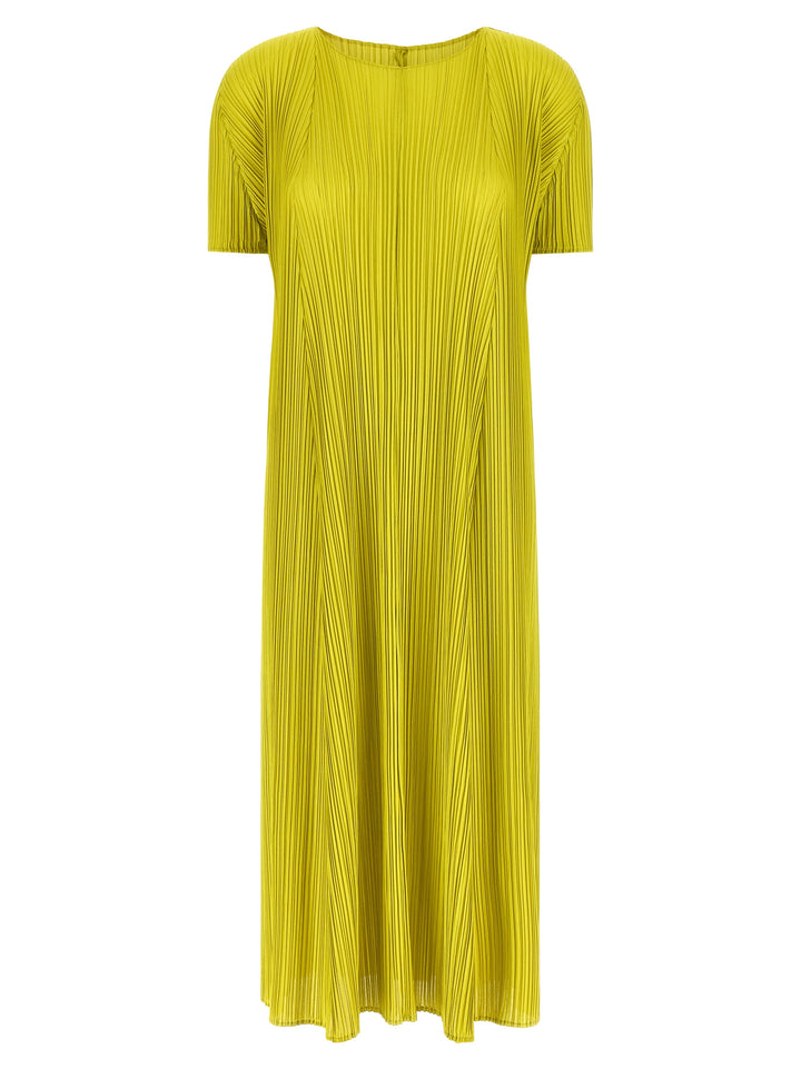 Pleats Please Issey Miyake Mellow Pleats Dresses - Green | 93ea2445d87a2cdcbbb62d7c7fdc99563fe22941
