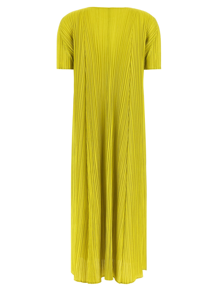 Pleats Please Issey Miyake Mellow Pleats Dresses - Green | ec5da66eacbe2b1bd9d554f1817eb9618cd29d17