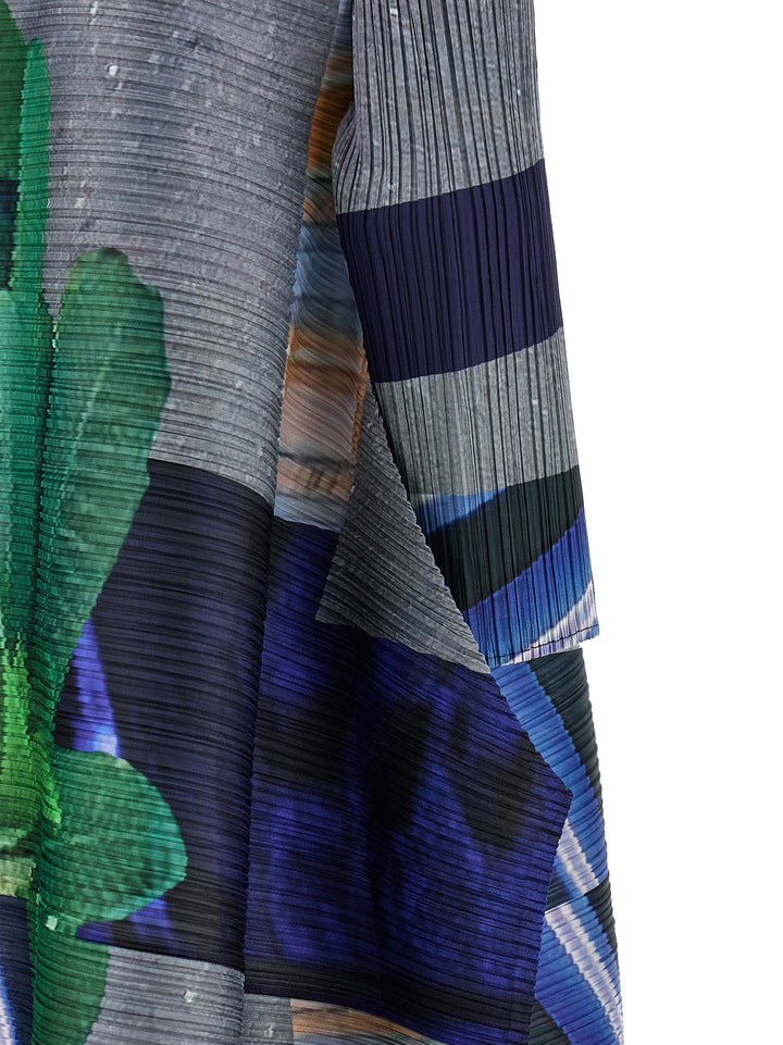Pleats Please Issey Miyake City Collage Dresses - Blue | e0b0a63912184be3de9f30a72906501b24602ca3