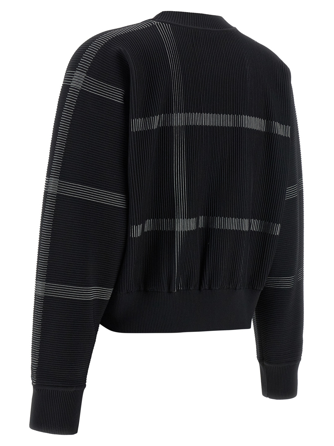 Pleats Please Issey Miyake Crossing Knit Sweaters and Cardigans - Black | b743384efd2113e23abc58dc89b3b64313683962