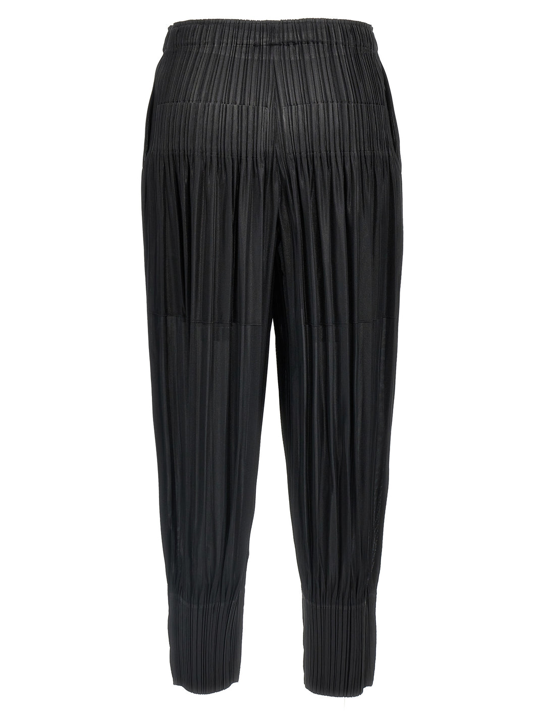 Pleats Please Issey Miyake Fluffy Basics Pants - Black | f968e3c39b16113973242ad639c280bd5c9478ed