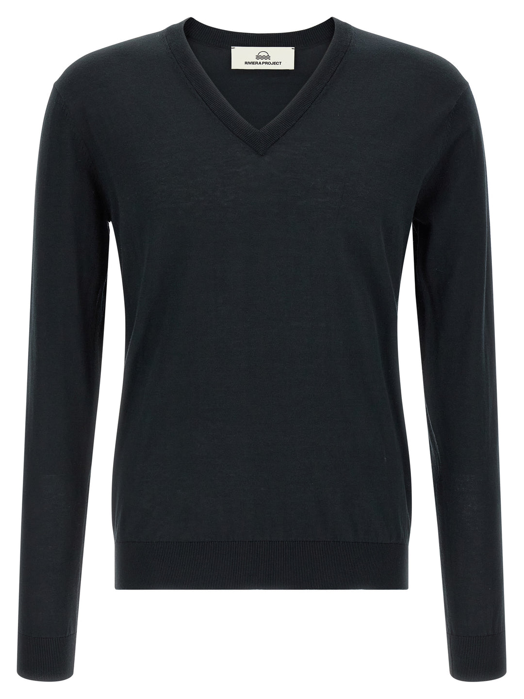 Riviera Project Cotton And Silk Sweater Sweaters and Cardigans - Blue | 5a1b70e2a599bf532b6f83658718a084a3c34ec8