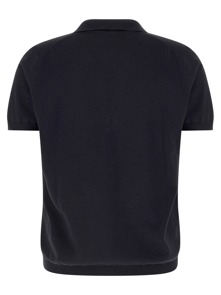 Riviera Project Open Collar  Shirt Polo - Blue | a1e5a78cae21d967f441bf8b17b0f303f97e93a2